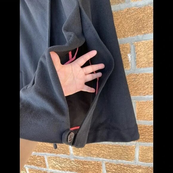 NWT SINCLAIRE 10 lambwool cape coat s - Picture 5 of 16